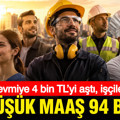 En düşük maaş 94 bin TL: Günlük yevmiye 4 bin TL’yi aştı, işçilere müjde