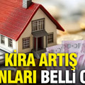 Eylül ayı kira artış oranı belli oldu