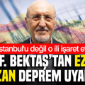 Prof. Dr. Osman Bektaş’tan ezber bozan deprem uyarısı: İstanbul'u değil o ili işaret etti