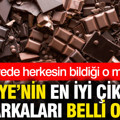 Türkiye'nin en iyi çikolata markaları belli oldu: Zirvede herkesin bildiği o marka