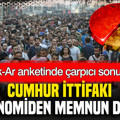 Ank-Ar anketinde çarpıcı sonuç: Cumhur İttifakı ekonomiden memnun değil