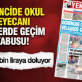YENİÇAĞ Gazetesi: ÖĞRENCİDE OKUL HEYECANI VELİLERDE GEÇİM KABUSU
