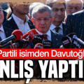 AK Partili isimden Ahmet Davutoğlu'na: Yanlış yaptın