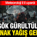 Meteoroloji il il uyardı: Gök gürültülü sağanak yağış geliyor (9 Eylül 2026)