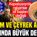 Kapalıçarşı'da akşam altın fiyatları değişti: Gram altın, çeyrek altın ne kadar oldu?(10 Eylül 2026)