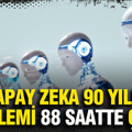 Yapay zeka 90 yıllık matematik problemini 88 saatte çözdü