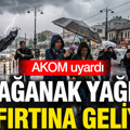 AKOM uyardı: Sağanak yağış ve fırtına geliyor (12 Eylül 2026)