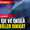 Meteoroloji vatandaşları uyardı: Gök gürültülü sağanak yağış geliyor (13 Eylül 2026)
