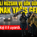 Meteoroloji il il uyardı: Kuvvetli rüzgar ve gök gürültülü sağanak yağış geliyor