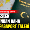 Bir meslek grubundan daha yeşil pasaport talebi