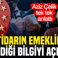Aziz Çelik iktidarın emeklilerden gizlediği bilgiyi açıkladı