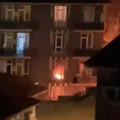 Yangında, 2 öğrenci dumandan etkilendi