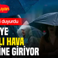 Meteoroloji duyurdu: Türkiye yağışlı hava etkisine giriyor, 7 ilde sarı kodlu uyarı