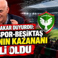 Ahmet Çakar Amedspor-Beşiktaş maçı tahminini açıkladı