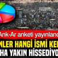 Ank-Ar anketi: Seçmenler hangi ismi kendisine daha yakın hissediyor?