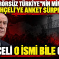 “Terörsüz Türkiye”nin mimarı Bahçeli’ye anket sürprizi: O ismi bile geçti