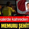 Polis memuru şehit oldu