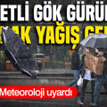 Meteoroloji il il uyardı: Gök gürültülü sağanak yağış (19 Eylül 2026)