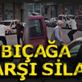 Sokak savaş alanına döndü: Bıçağa karşı silah: Erzurum'da dehşet anları