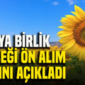 Trakya Birlik, ayçiçeği ön alım fiyatını açıkladı