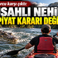 500 sporcu karşı çıktı: Timsahlı nehirde olimpiyat kararı değişmedi