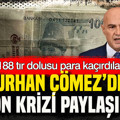 Turhan Çömez’den fon krizi paylaşımı: “188 tır dolusu para kaçırdılar”