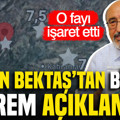 Osman Bektaş fayı işaret etti: Büyük deprem riski var