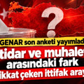 GENAR son anketi yayımladı: İşte iktidar ve muhalefet arasındaki fark