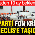 İYİ Parti fon krizini Meclis'e taşıdı: Neden 10 ay beklendi?