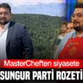 MasterChef'ten siyasete: Eray Aksungur parti rozetini taktı