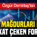 Özgür Demirtaş’tan fon mağdurları için dikkat çeken formül