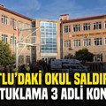Turgutlu’daki okul saldırısında 7 tutuklama 3 adli kontrol