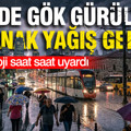 Meteoroloji saat saat uyardı: 35 ilde gök gürültülü sağanak yağış geliyor (29 Eylül 2026)