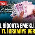 Sosyal sigorta emeklilerine 40 bin TL ikramiye verilecek: Tarih verildi