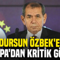 Dursun Özbek'e Avrupa'dan kritik görev