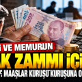 Emekli ve memurun ocak zammı için yeni hesap: Maaşlar kuruşu kuruşuna ortaya çıktı