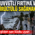 Meteoroloji'den sarı kodlu uyarı: Kuvvetli fırtına ve gök gürültülü sağanak yağış (3 Ekim 2026)