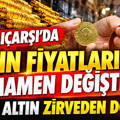 Kapalıçarşı’da altın fiyatları değişti: Gram altın, çeyrek altın kaç TL oldu? (5 Ekim)
