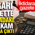 Asgari ücrette masadaki 5 rakam ortaya çıktı: İktidara yakın gazete yazdı