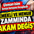 SGK uzmanı Özgür Erdursun emekli ve memur maaşını kuruşu kuruşuna hesapladı