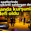 Gece saatlerinde motosikletli saldırgan dehşeti: Bir anda kurşunların hedefi oldu