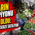 Pazarın şampiyonu belli oldu: En çok o sebze satılıyor