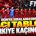 FIFA dünya sıralamasında acı tablo: Türkiye kaçıncı?