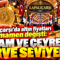 Kapalıçarşı'da akşam altın fiyatları değişti: Gram altın, çeyrek altın kaç lira oldu?(8 Ekim)