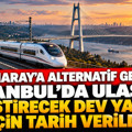 Marmaray'a alternatif geliyor: İstanbul'da ulaşımı değiştirecek dev yatırım için tarih verildi