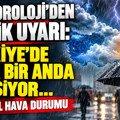 Meteoroloji'den kritik uyarı: Türkiye’de hava bir anda değişiyor... İşte il il hava durumu (8 Ekim 2026)