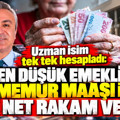 SGK uzmanı Özgür Erdursun en düşük emekli ve memur maaşını tek tek hesapladı