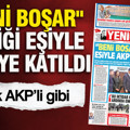 YENİÇAĞ Gazetesi: "Beni Boşar" dediği eşiyle AKP'ye katıldı