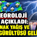 Meteoroloji il il açıkladı: Sağanak yağış ve gök gürültüsü geliyor