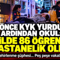 Önce KYK yurdu ardından okul: 3 ilde 86 öğrenci hastanelik oldu